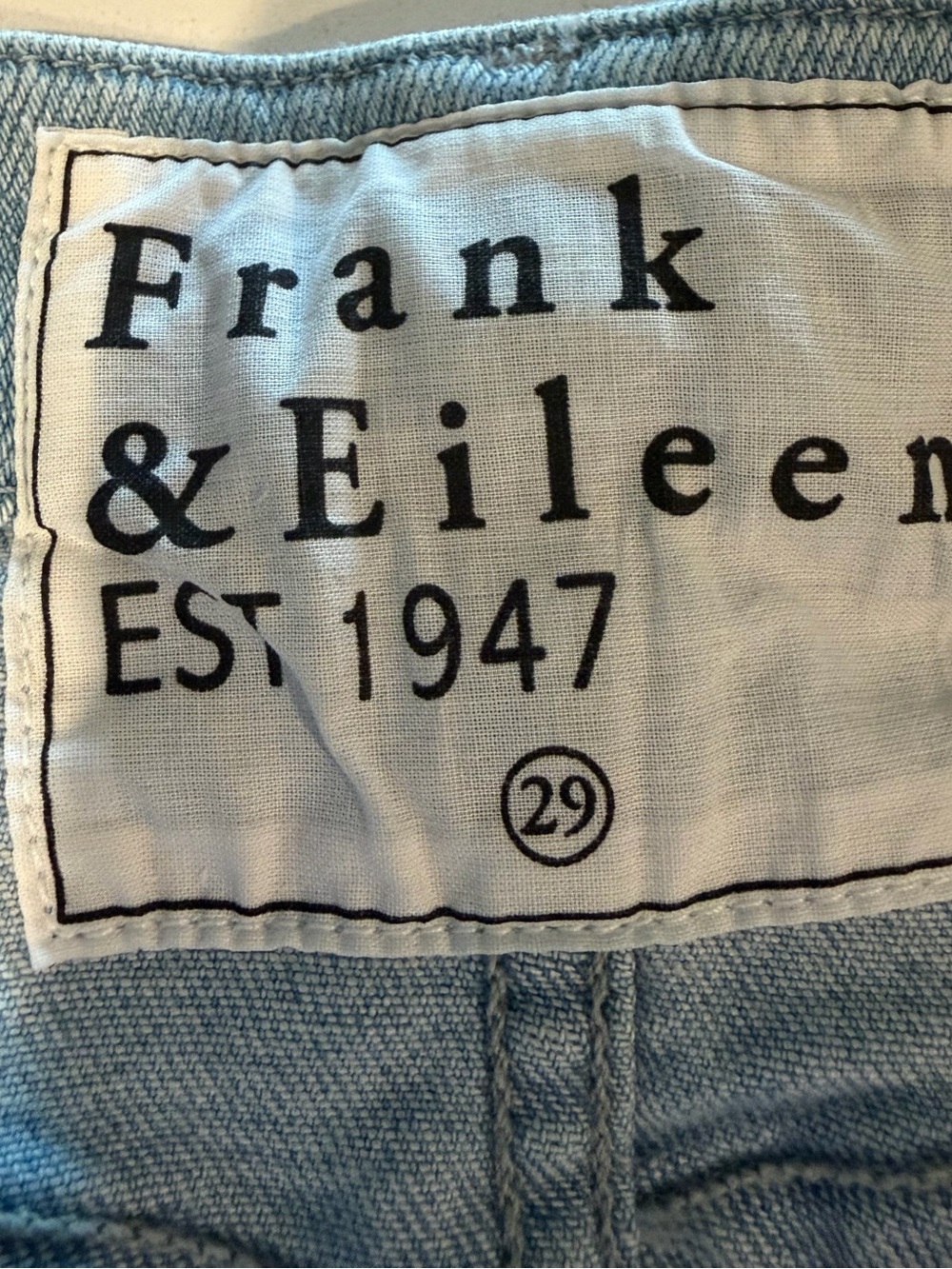 Frank & Eileen Light Blue Wide Leg Jeans - Picture 5 of 6
